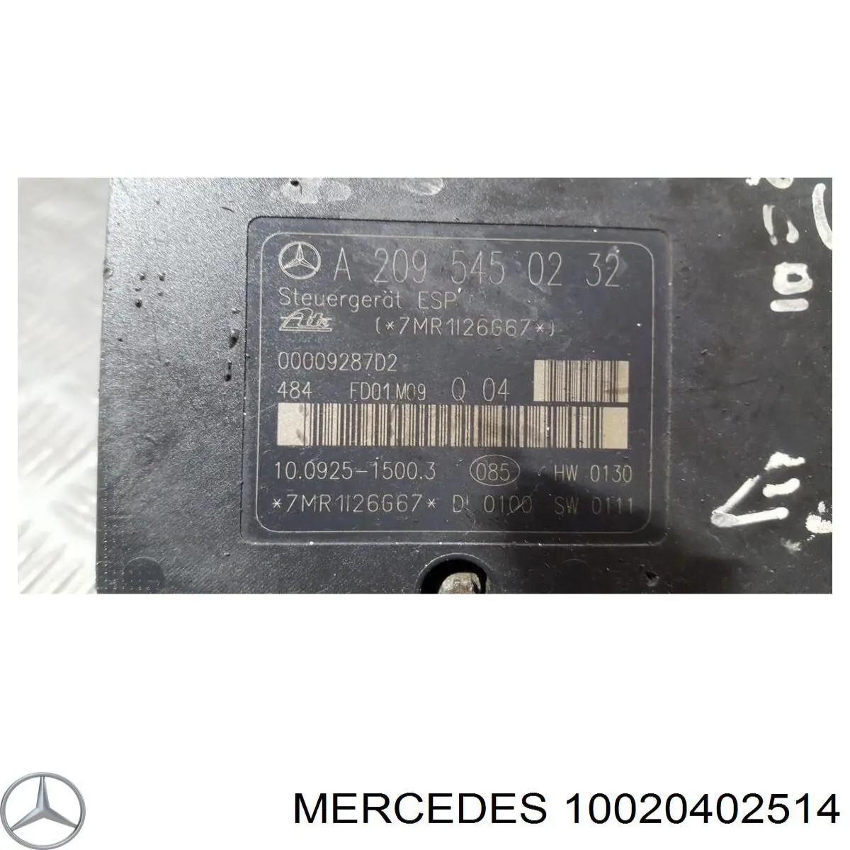 Unidade hidráulico de controlo ABS VAG A0034319412