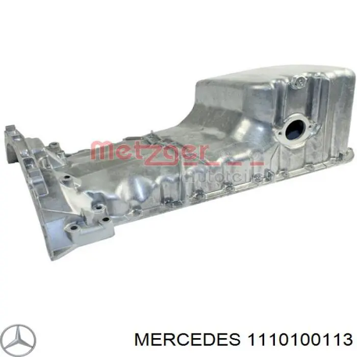 1110100113 Mercedes Panela de óleo de cárter do motor