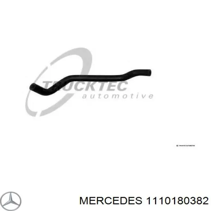 Cano derivado de ventilação de cárter (de separador de óleo) Mercedes 1110180382 preço, a partir de 6,79 USD