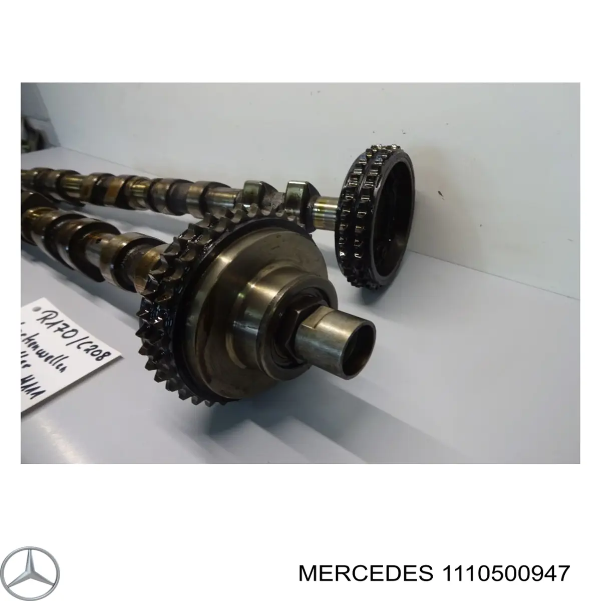 A1110500947 Mercedes Engrenagem de cadeia de roda dentada da árvore distribuidora de admissão de motor