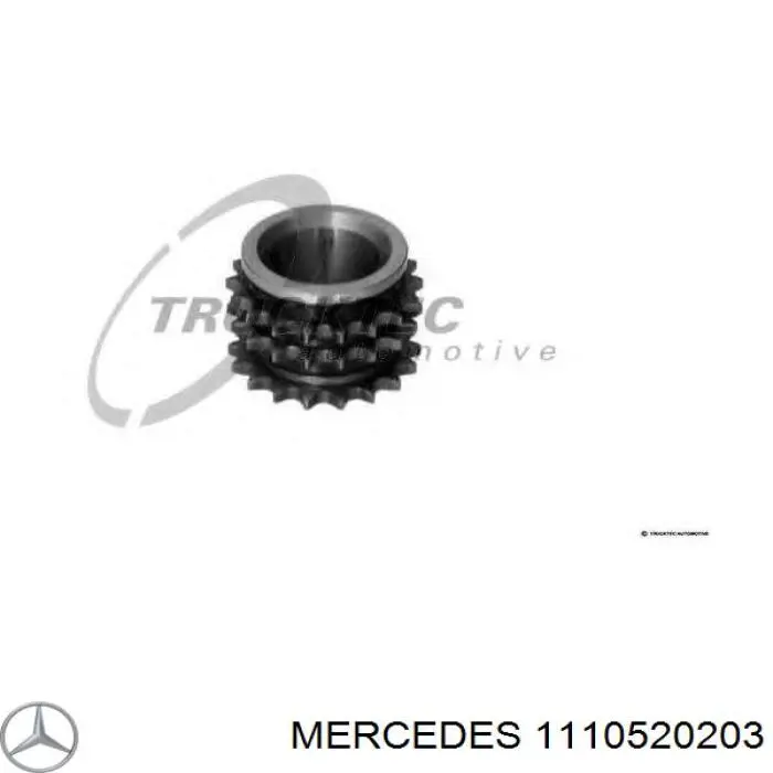 A1040520903 Mercedes Engrenagem de cadeia da roda dentada de acionamento de cambota de motor