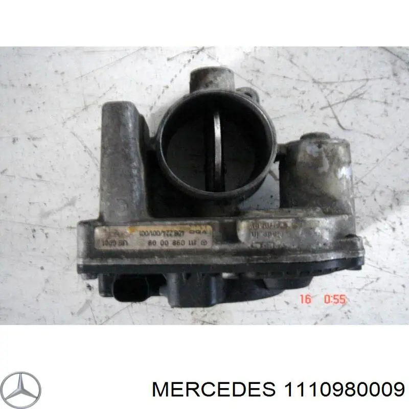 1110980009 Mercedes Válvula de borboleta montada