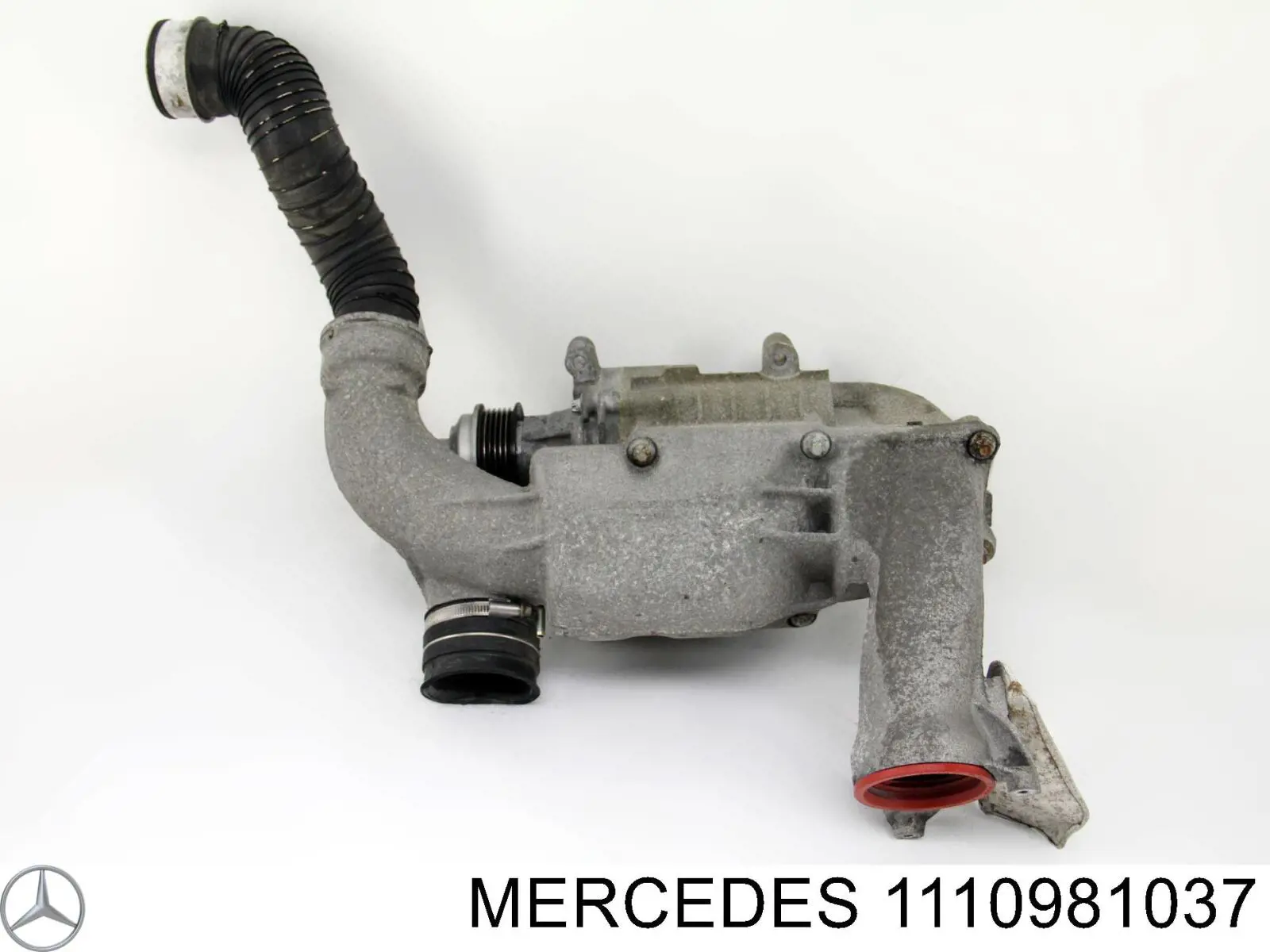 1110981037 Mercedes Cano derivado de ar, saída de turbina (supercompressão)