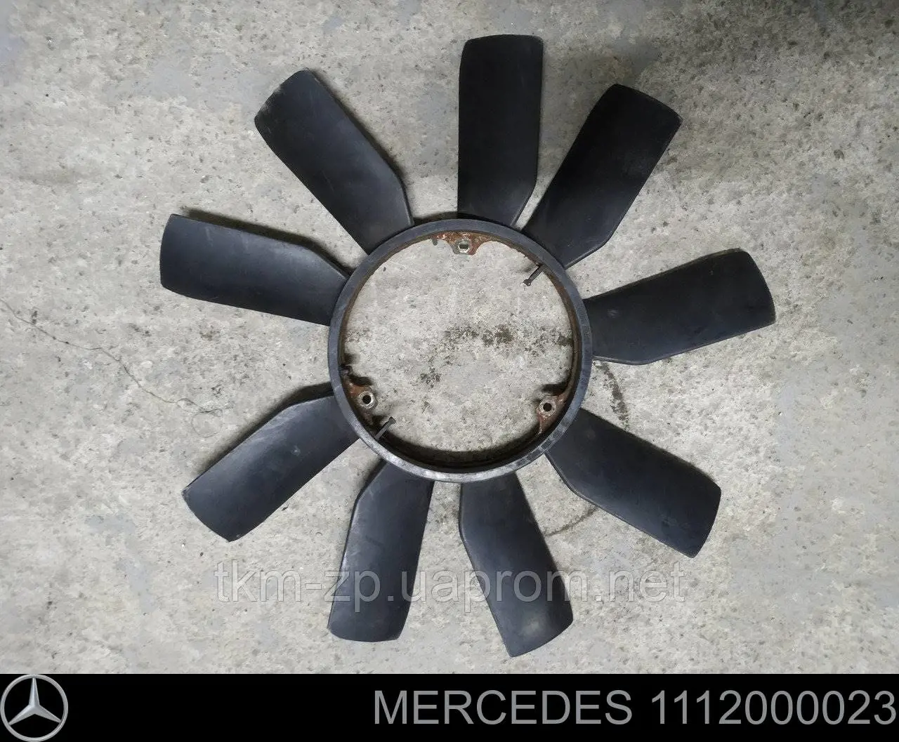 1112000023 Mercedes Ventilador (roda de aletas) do radiador de esfriamento