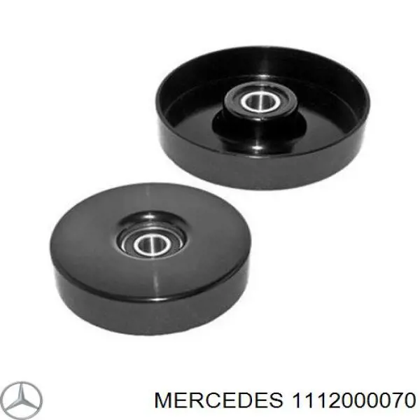 1112000070 Mercedes Rolo de reguladora de tensão da correia de transmissão