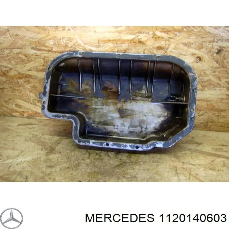 1120140603 Mercedes Panela de óleo de cárter do motor, parte inferior