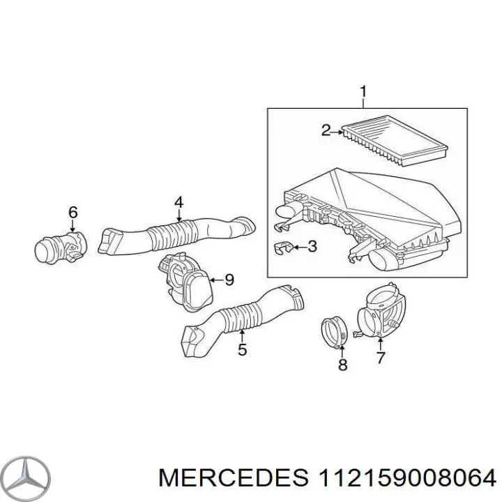 Vedante da válvula de borboleta Mercedes A112159008064 preço, a partir de 22,42 USD