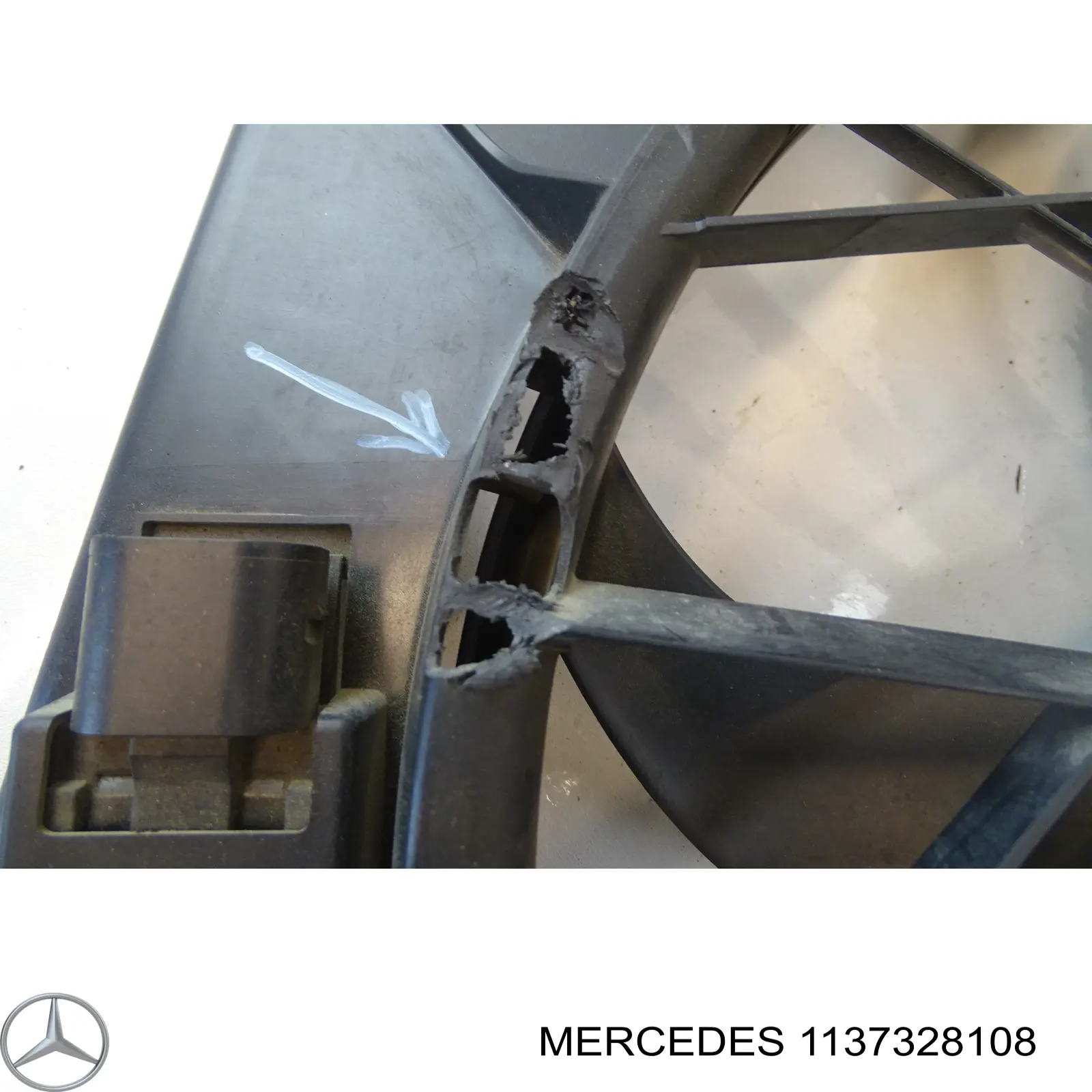 Compre 1137328108 Mercedes Motor de ventilador do sistema de esfriamento