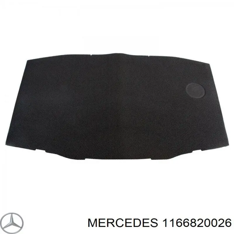 Isolamento de ruído da capota 1166820026 Mercedes