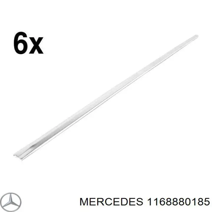 A1168880185 Mercedes Grelha do radiador