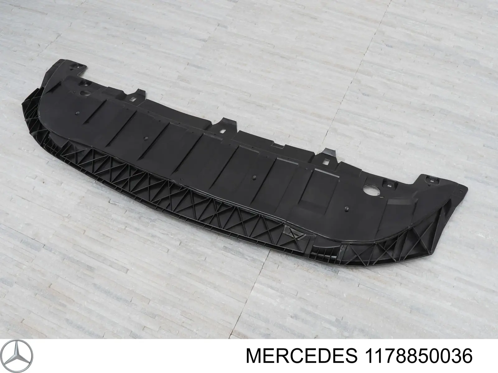 1178850036 Mercedes Proteção do pára-choque dianteiro