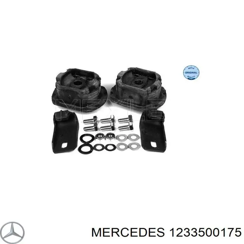 Compre 1233500175 Mercedes Bloco silencioso de viga traseira (de plataforma veicular)