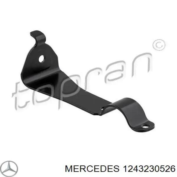 1243230526 Mercedes Braçadeira de fixação da bucha de estabilizador dianteiro