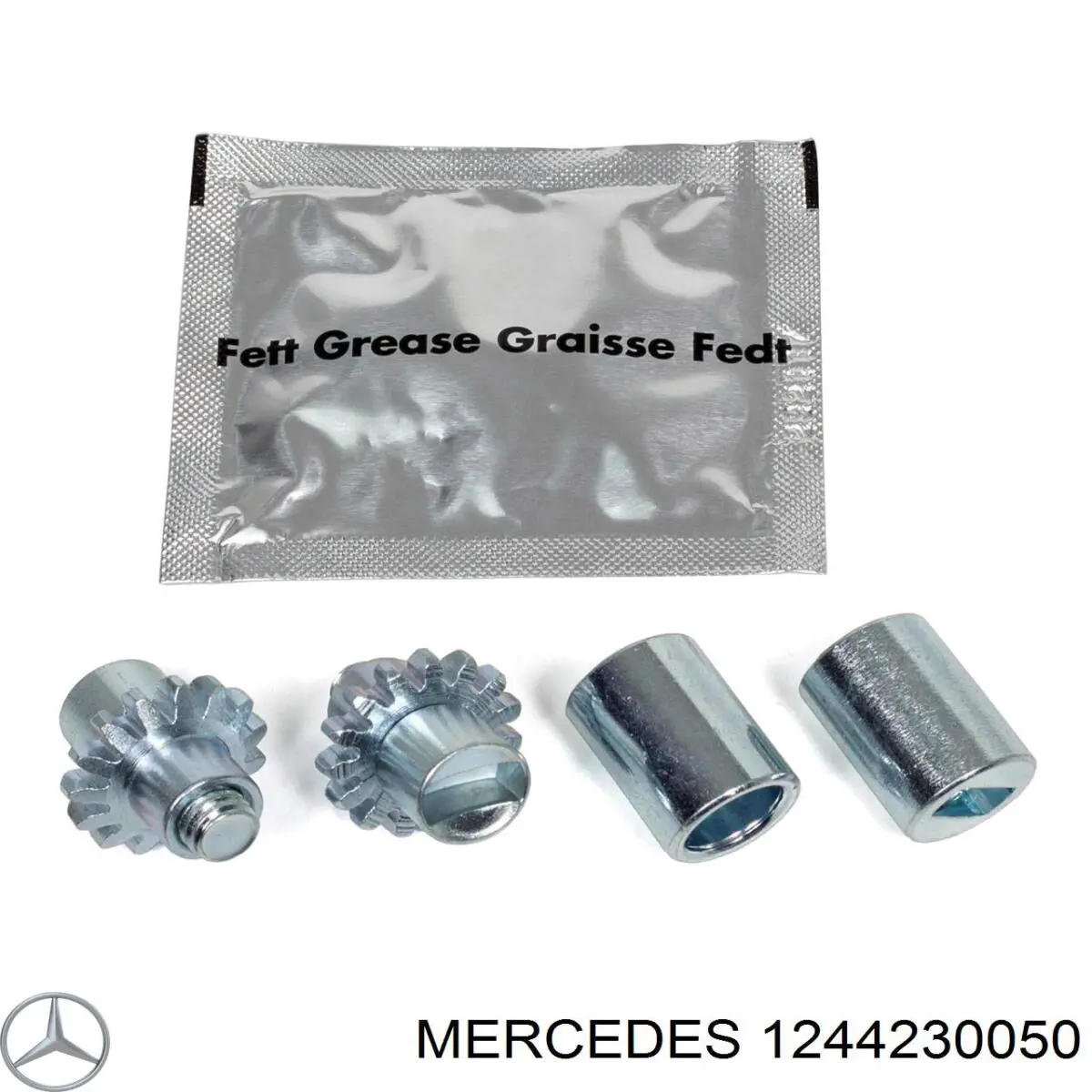1244230050 Mercedes Kit de montagem das sapatas traseiras de tambor