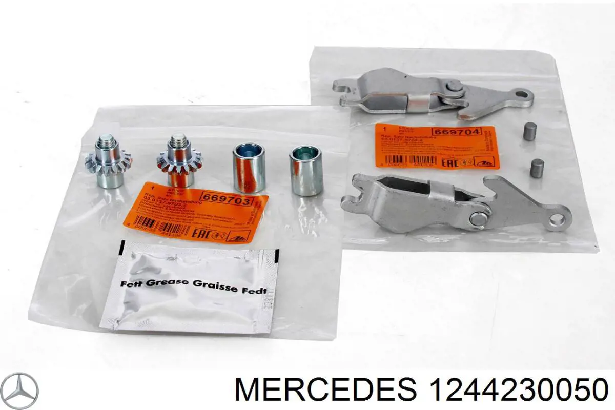 Kit de montagem das sapatas traseiras de tambor Mercedes 1244230050 preço, a partir de 12,06 USD