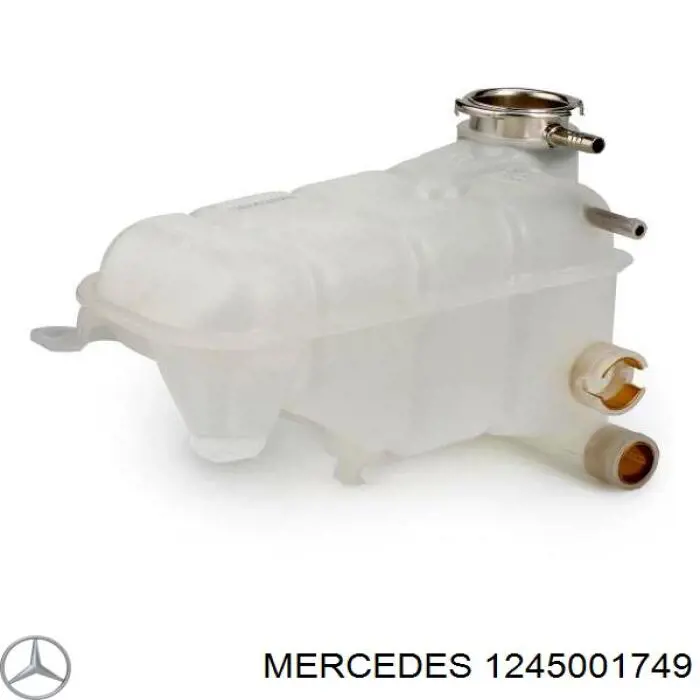 1245001749 Mercedes Tanque de expansão do sistema de esfriamento