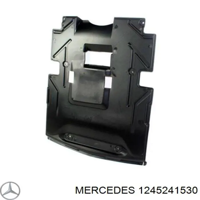 Compre 1245241530 Mercedes Proteção de motor, de panela (da seção de motor)