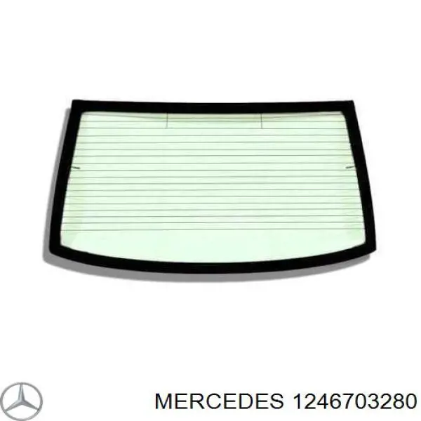 Vidro traseiro para Mercedes E  W124