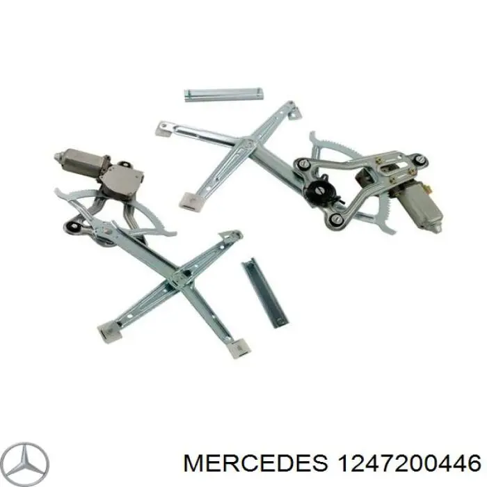 Mecanismo de acionamento de vidro da porta dianteira direita Mercedes 1247200446 preço, a partir de 40,81 USD