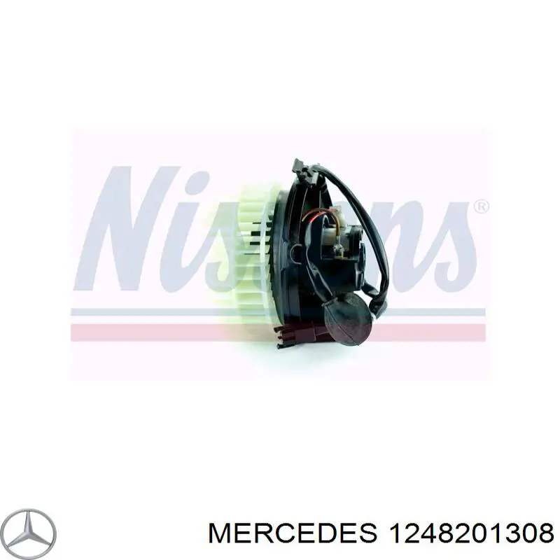 Compre 1248201308 Mercedes Motor de ventilador de forno (de aquecedor de salão)