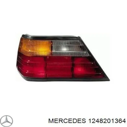 1248201364 Mercedes Lanterna traseira esquerda
