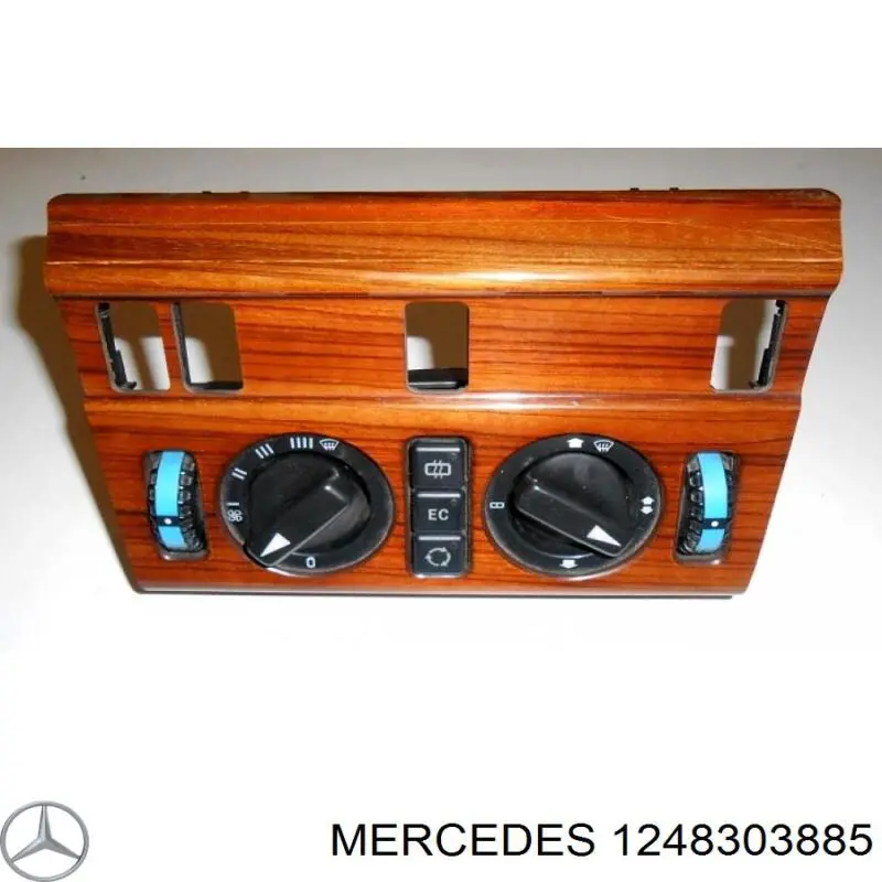 A1248303885 Mercedes Unidade de controlo dos modos de aquecimento/condicionamento