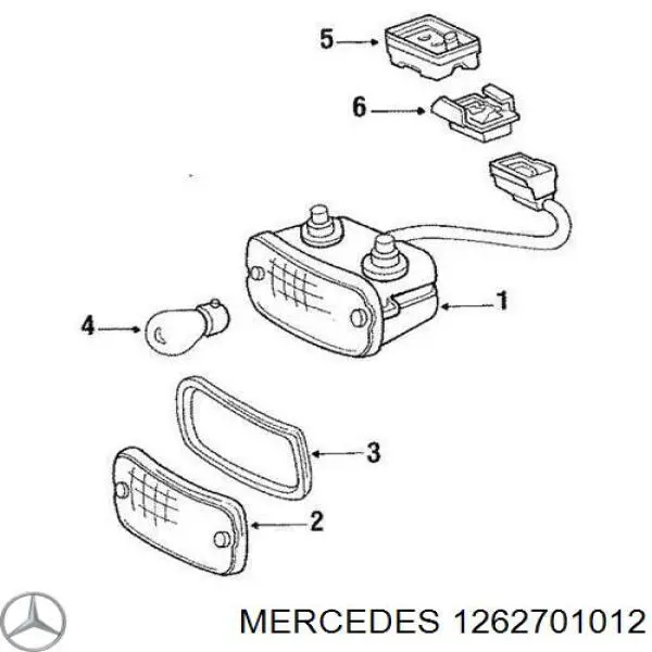 A1262701012 Mercedes Cárter da Caixa Automática de Mudança