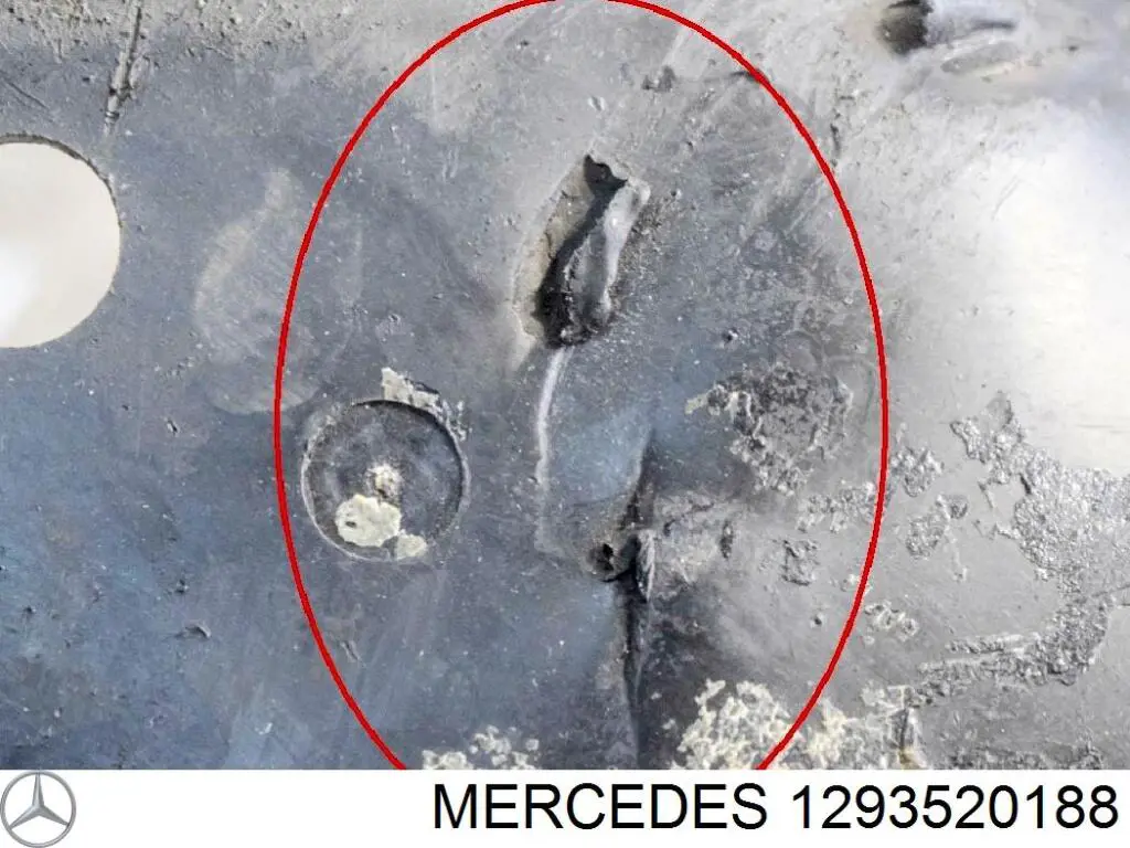 Compre 1293520088 Mercedes Proteção do braço inferior traseiro