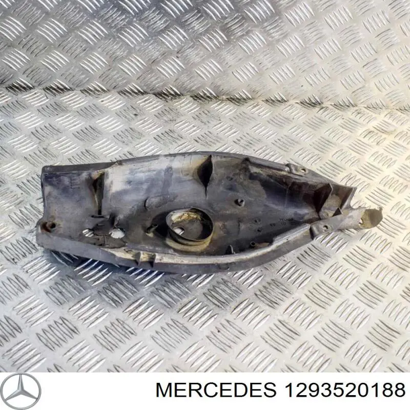 1293520088 Mercedes Proteção do braço inferior traseiro