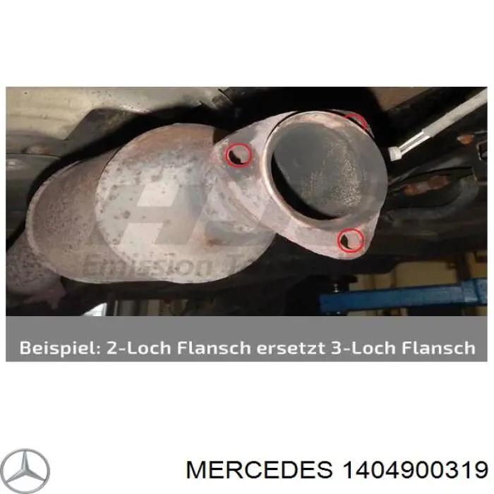 Convertidor - catalisador Mercedes A1404900319 preço, a partir de 652,29 USD