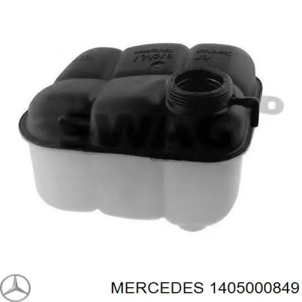 1405000849 Mercedes Tanque de expansão do sistema de esfriamento