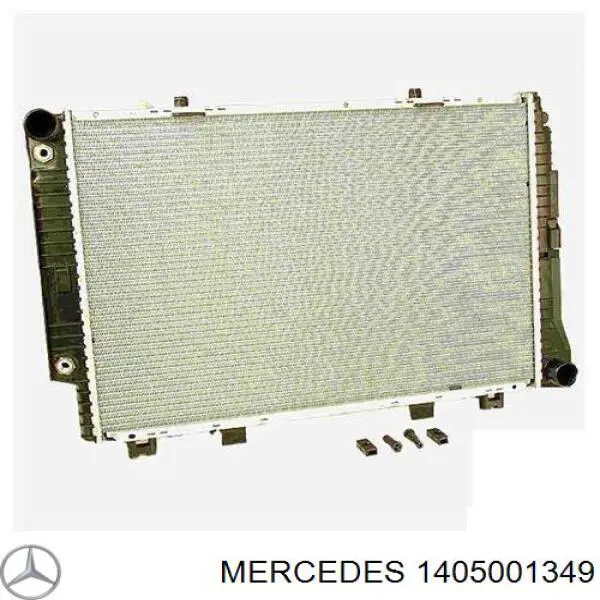 A1405001349 Mercedes Tanque de expansão do sistema de esfriamento