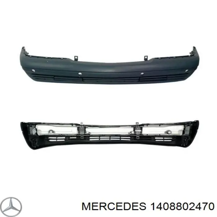 1408802470 Mercedes Pára-choque dianteiro