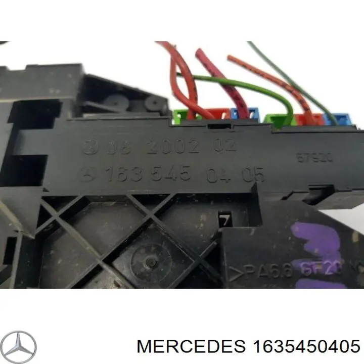1635450405 Mercedes Unidade de dispositivos de segurança