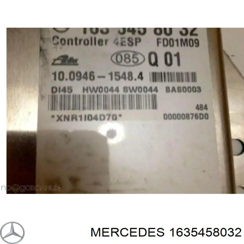 Unidade de controlo ESP Mercedes 1635458032 preço, a partir de 185,58 USD