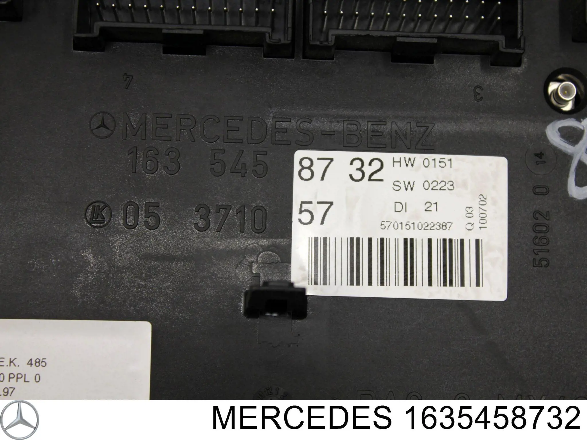Compre A1635458732 Mercedes Módulo de direção (Centralina eletrônica) de motor