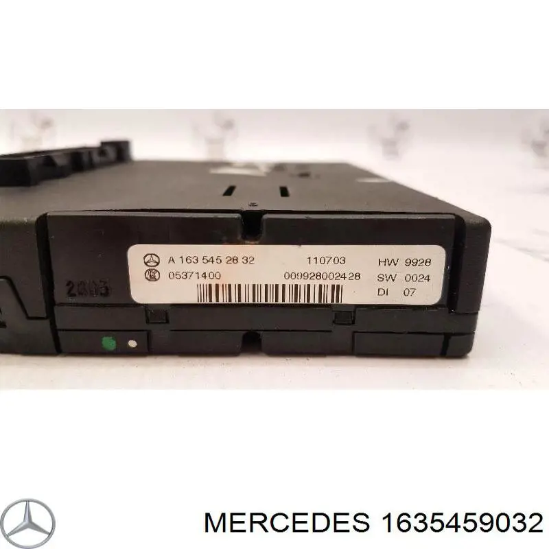 1635459032 Mercedes Regulador de revoluções de ventilador de esfriamento (unidade de controlo)