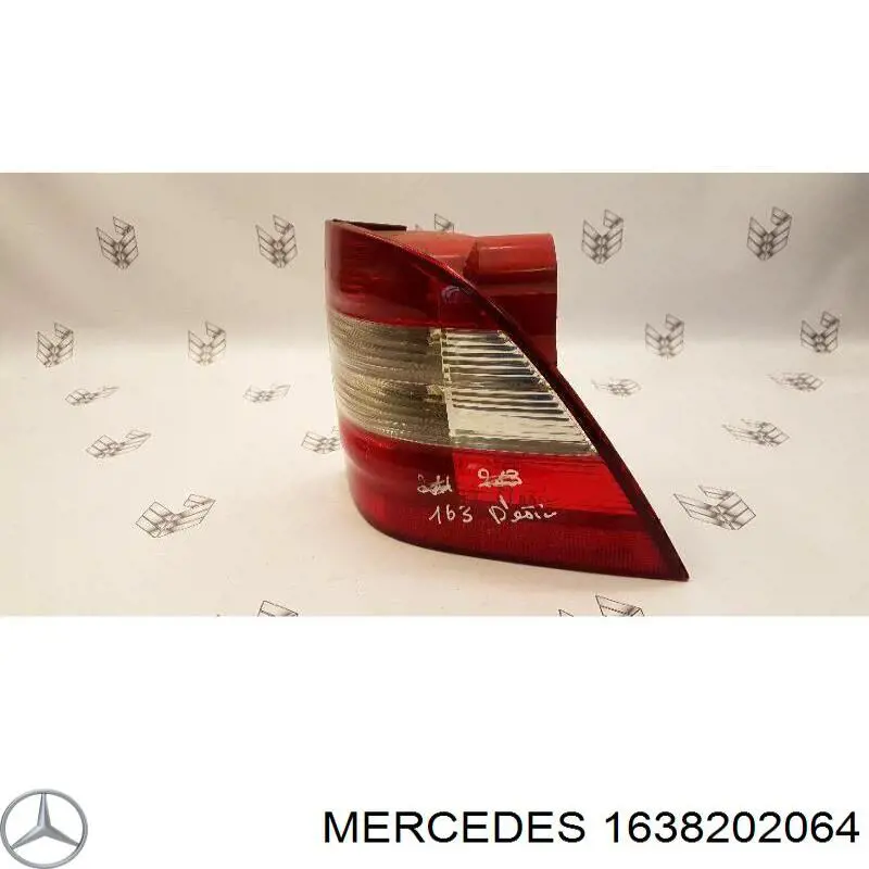 Lanterna traseira direita Mercedes 1638202064 preço, a partir de 114,07 USD