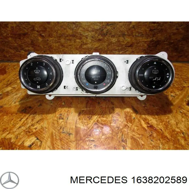 Compre 1638205589 Mercedes Unidade de controlo dos modos de aquecimento/condicionamento