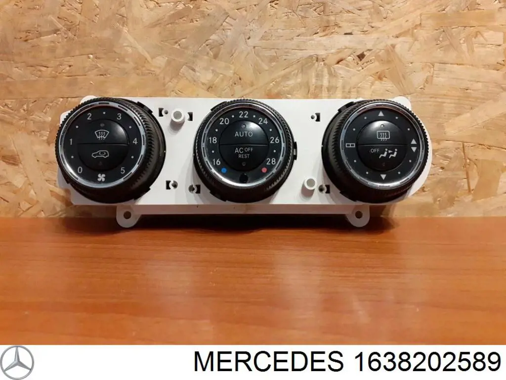 Unidade de controlo dos modos de aquecimento/condicionamento Mercedes 1638202589 preço, a partir de 104,65 USD
