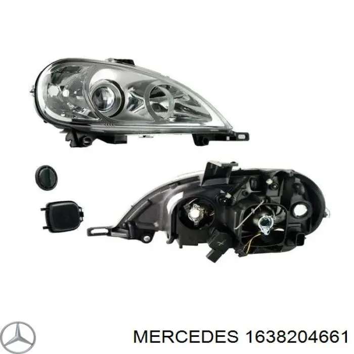 Compre 1638204661 Mercedes Luz direita