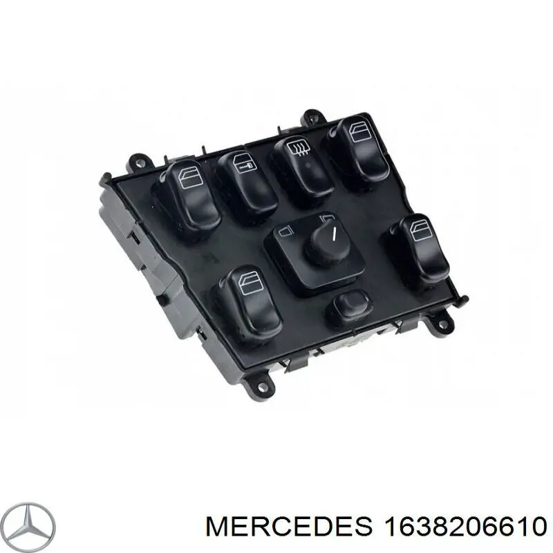 Unidade de botões de controlo de elevador de vidro de consola central Mercedes 1638206610 preço, a partir de 80,39 USD