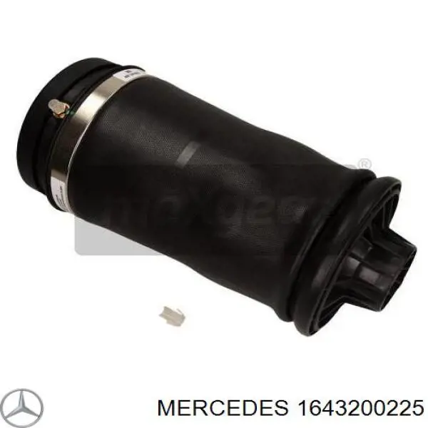 Coxim pneumático (suspensão de lâminas pneumática) do eixo traseiro Mercedes 1643200225 preço, a partir de 76,50 USD