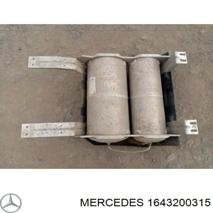 1643200315 Mercedes Tanque de recepção do sistema pneumático