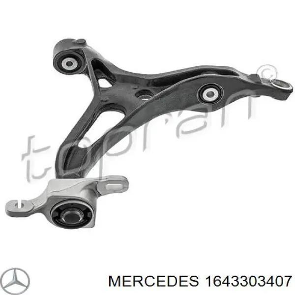 Braço oscilante inferior esquerdo de suspensão dianteira Mercedes 1643303407 preço, a partir de 169,93 USD