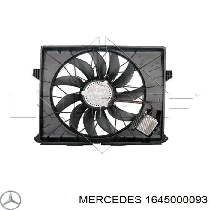 Difusor do radiador de esfriamento, montado com motor e roda de aletas Mercedes 1645000093 preço, a partir de 281,05 USD
