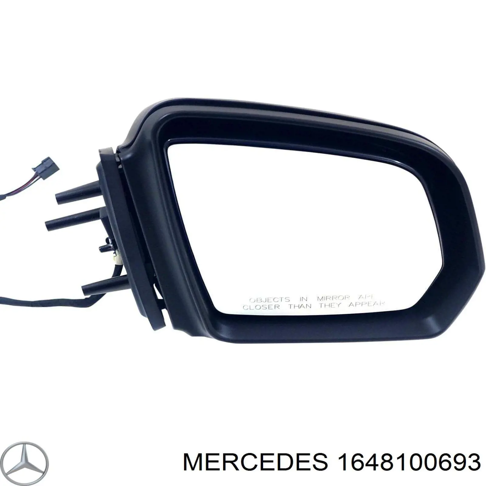 A1648100693 Mercedes Espelho de retrovisão direito