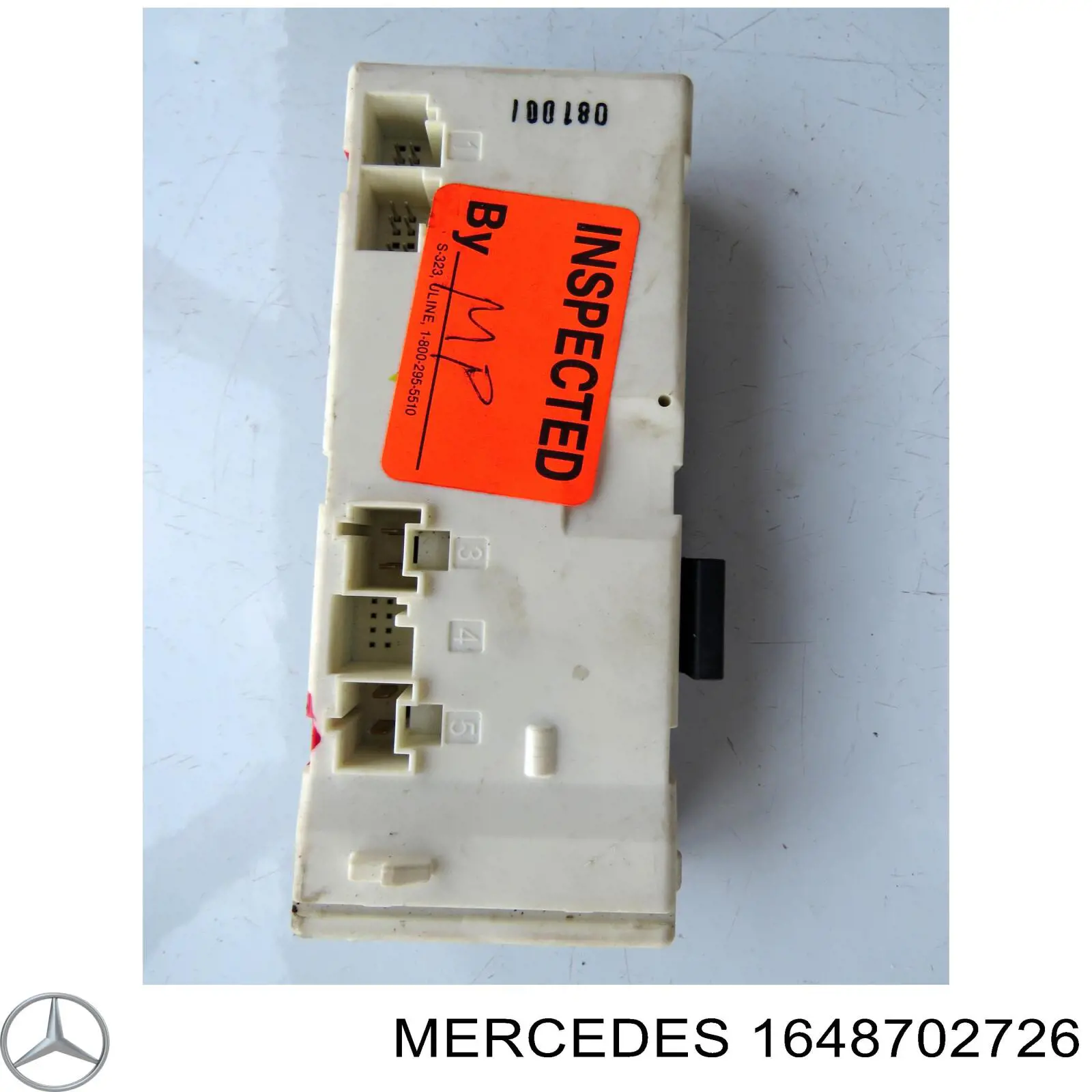 Compre 1648702726 Mercedes Módulo de direção (Centralina eletrônica) de abertura de tampa de porta-malas (de 3ª/5ª porta traseira)