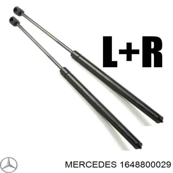Amortecedor da capota esquerdo Mercedes 1648800029 preço, a partir de 17,98 USD