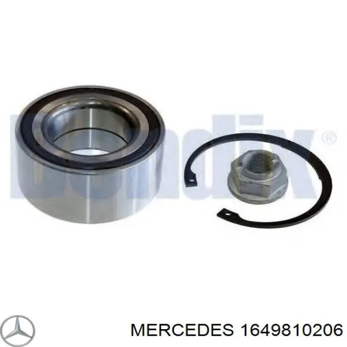 Rolamento de cubo dianteiro Mercedes 1649810206 preço, a partir de 64,03 USD